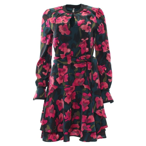 Rant and Rave Magenta Floral Dress