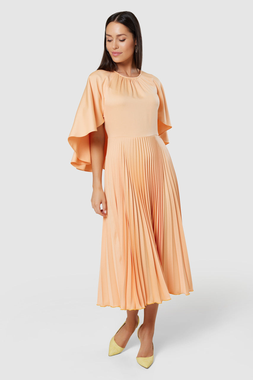 Closet pleated outlet dress