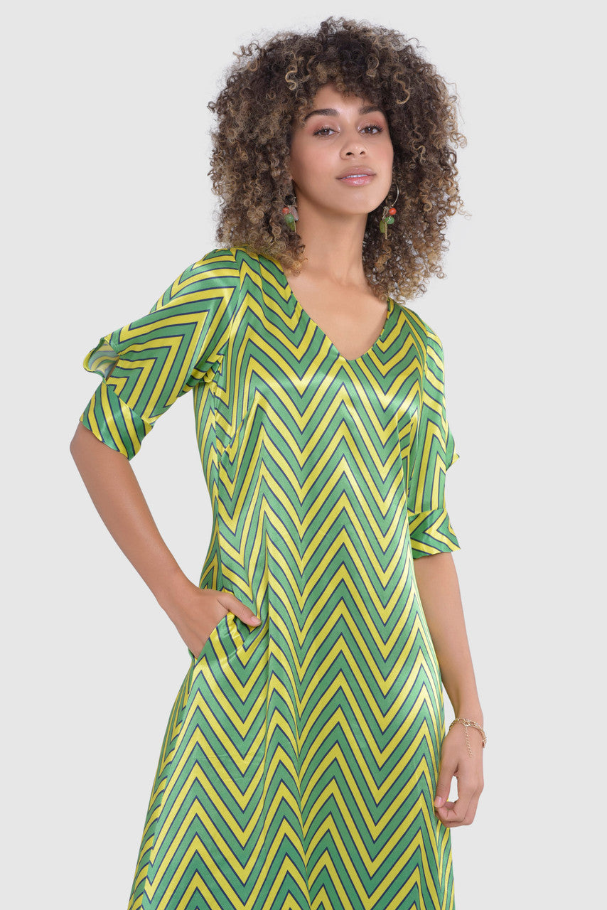 Midi stripe dress