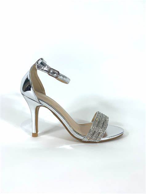 Sorento silver gem occasion wear shoes