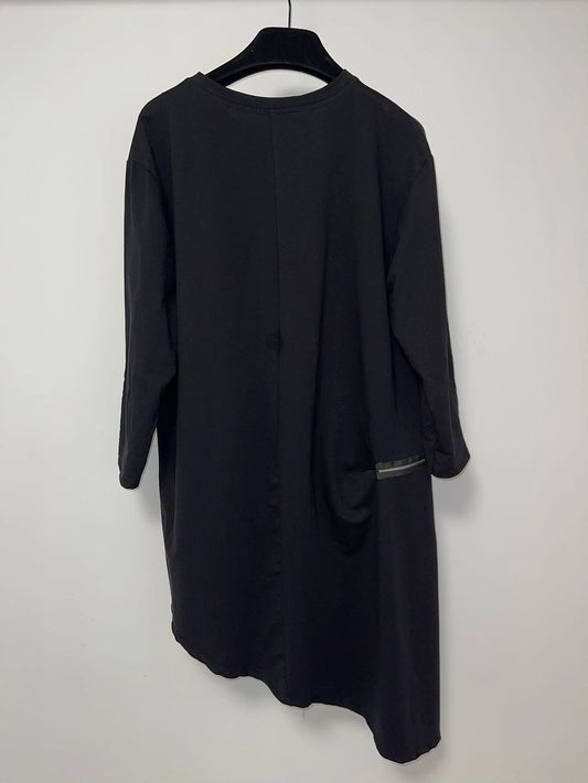 Black Asymmetric Tunic