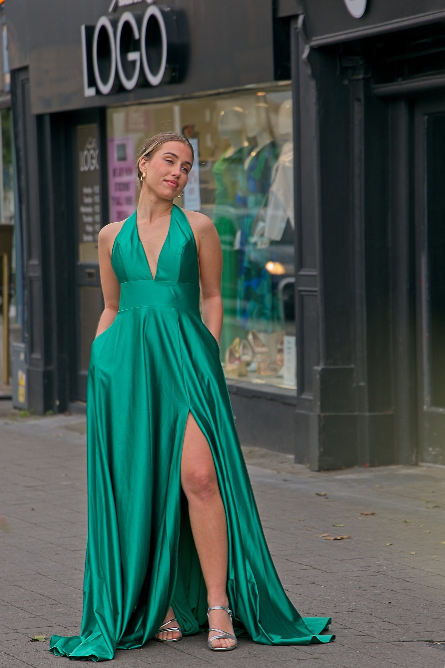 Marilyn Dress Emerald Only Available Instore